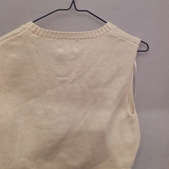 Cream Strawberry Embroidered Knit Tank from Rouffants & Broken Hearts - Picture 3 of 3